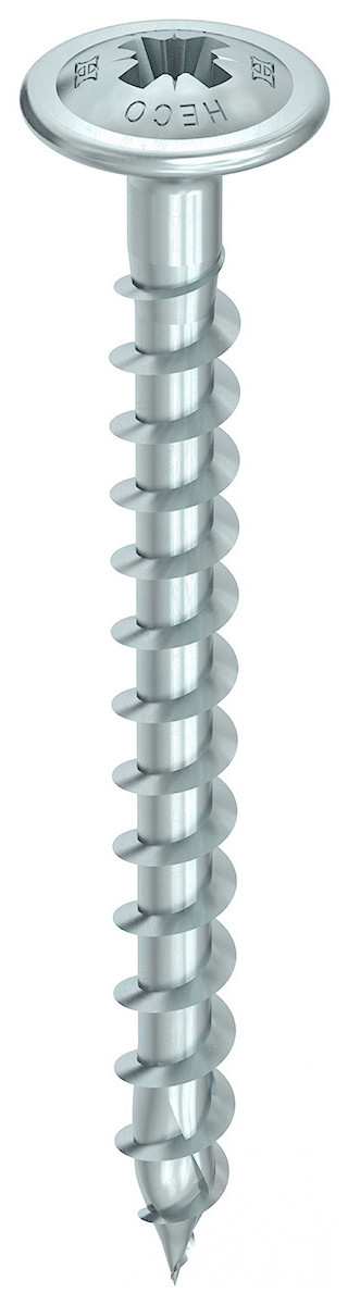 Heco -Topix-plus 3,0 X 25, achterwandschr, pozi, VVD, VZ; 1000 ST