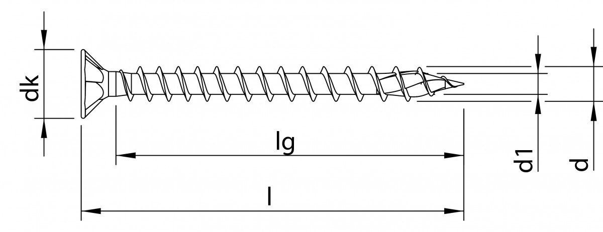 Heco Topix-plus 3,5 X 20 VK T-20 VD geelverz; 1.000 stuks