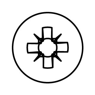 Heco Topix-plus 4,5 X 45 VK pozi VD verz; 500 stuks