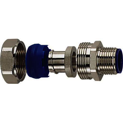 Hellermann Tyton schroefaansluiting voor metalen kabelbeschermslang