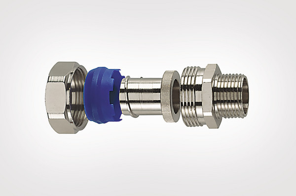 Hellermann Tyton metalen compressiekoppeling met star buitendraad ip65 Ø32MM PG29