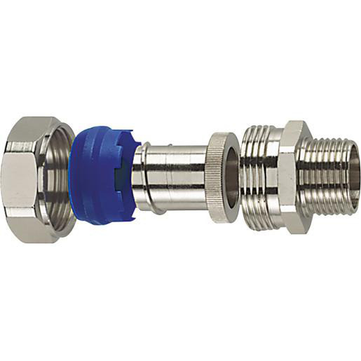 Hellermann Tyton metalen compressiekoppeling met star buitendraad ip65 Ø50MM M50