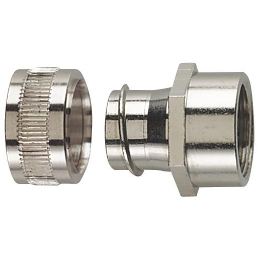 Hellermann Tyton metalen koppeling met star binnendraad ip54 Ø20MM M20