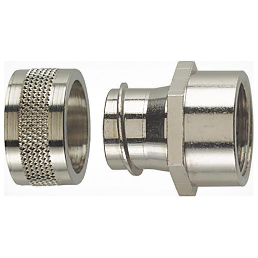 Hellermann Tyton metalen koppeling met star binnendraad Ø25MM M25