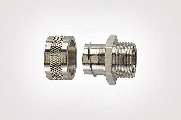 Hellermann Tyton metalen koppeling met star buitendraad ip54 Ø12MM M16