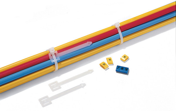 HellermannTyton Arrowtag Pijlvormig Markeringsplaatje 62,5x4,7 MM transparant zak 100 ST.