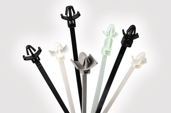 HellermannTyton Bevestigingsband Met spreidanker en vleugels 135x4,6 naturel zak 1000