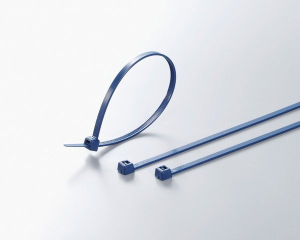 HellermannTyton MCTS-Series Bundelband Detecteerbaar MP+ 301x4,8 blauw zak 100 ST.