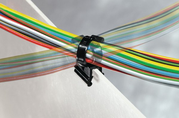 HellermannTyton CBT-Series Bundelband Klemvoet 1-3MM draaibaar 150x3,5 HS-zwart zak 500 ST.