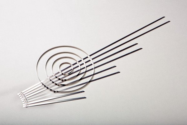 Hellermann Tyton RVS316 kabelbundelband metaal 5,9x500mm metallic zilver