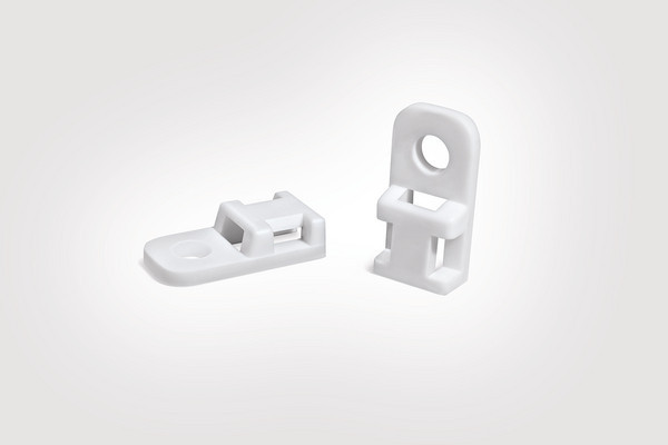 HellermannTyton CTAM-Series Bevestigingszadel Schroefbaar 20,4x10,2 transparant band 5 MM gat Ø 5,