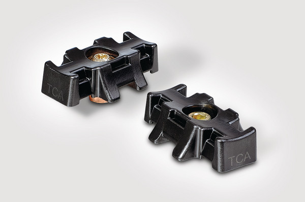 HellermannTyton S3-Series Heavy Duty mount 3-voudig M8 zwart zak 500 ST.