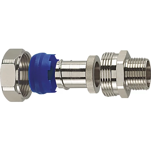 Hellermann Tyton metalen compressiekoppeling met star buitendraad ip65 Ø12MM M16