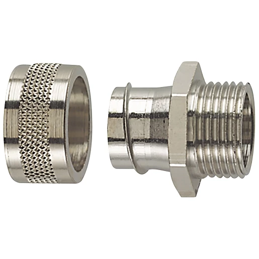 Hellermann Tyton metalen koppeling met star buitendraad ip54 Ø63MM M63