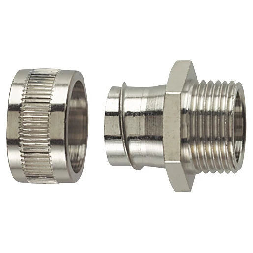 Hellermann Tyton metalen koppeling met star buitendraad Ø20MM PG16