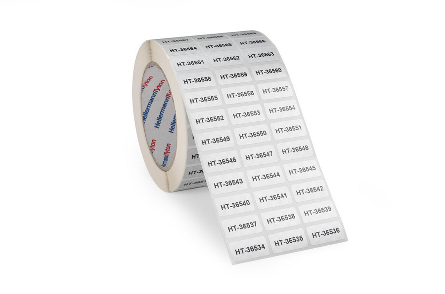 HellermannTyton HELATAG Labels Manipulatiebestendig 101,0x160,0 materiaal 1203 thermotransferp
