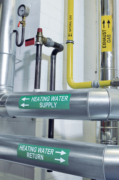 HellermannTyton HELATAG Labels Voor leidingwerk en appendages 25MMX50MTR materiaal 1213 thermo