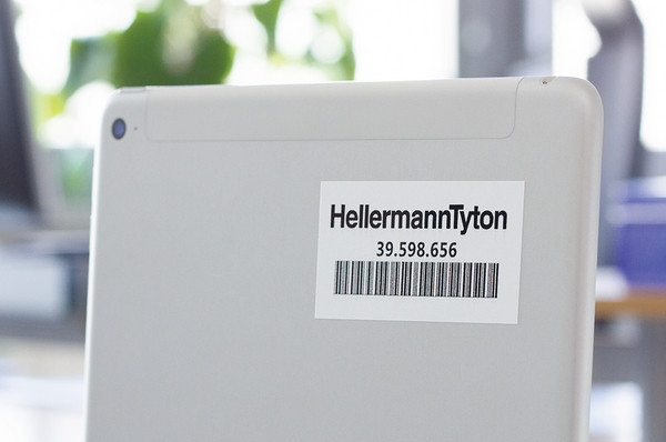 HellermannTyton HELATAG Labels Voor typeplaatjes 19,1x6,4 materiaal 1101 laserprinter pak 1000