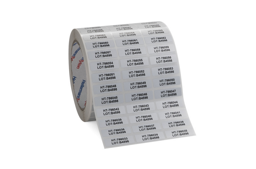 HellermannTyton HELATAG Labels Voor typeplaatjes 50,8x25,4 materiaal 1204 thermotransferprinte