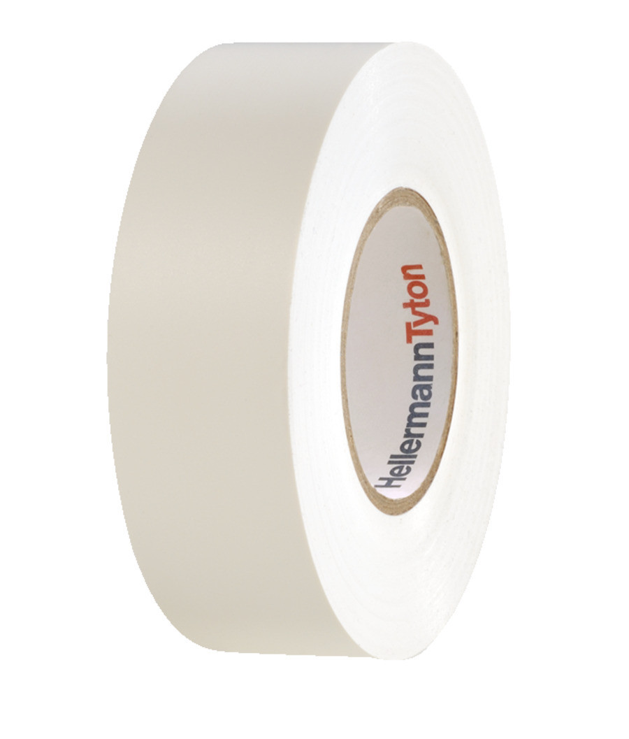 HellermannTyton HelaTape Isolatietape PVC 19MM / rol 20M wit