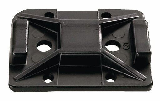 Hellermann Tyton plakzadel uv-zwart 32x25mm