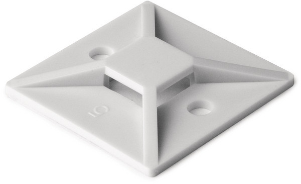 HellermannTyton MB-Series Schroefzadel Transparant 28x28mm zak 100 ST.