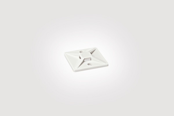 HellermannTyton MB-Series Schroefzadel Transparant 38x38mm zak 100 ST.