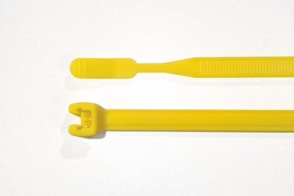 HellermannTyton Q-TIE Bundelband Open sluitkop 210x4,7 geel