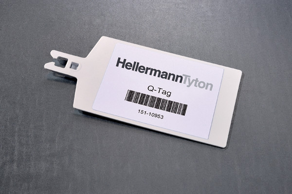 HellermannTyton Q-Tags Markeringsplaatje 135x67wit