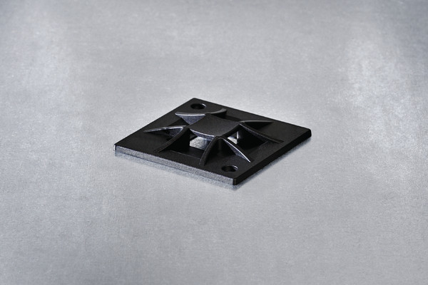 HellermannTyton QM-Series Schroefzadel 30 X 30 zwart zak 100 ST.