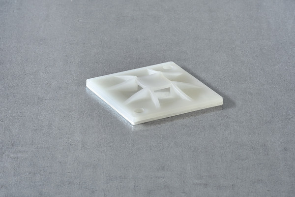 HellermannTyton Q-TIE Plakzadel 20 X 20 transparant zak 100 ST.