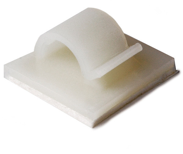 HellermannTyton RB-Series Kabelclip Verlijmbaar transparant 25x25mm zak 100 ST.