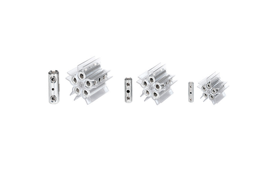 HellermannTyton Relicon Verbindingsmof Inline-vorm premium, 5x1,5 T/M 5x16 karton 1 set