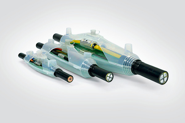 HellermannTyton Relicon Verbindingsmof Inline-vorm premium, 5x10 T/M 5x35