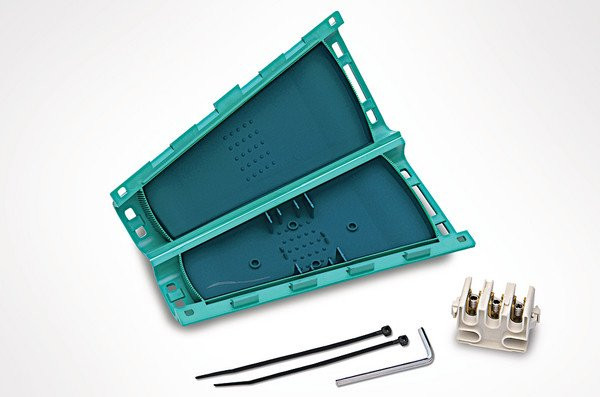 HellermannTyton Relicon Gelmof, V-vorm, hoofdkabel 3x6 T/M 5x6, aftakkabel 3x2,5 T/M 5x6 met V