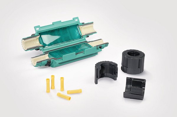 HellermannTyton Relicon Gelmof Ip68 voor extreme omstandigheden, 3x2,5 T/M 5x6 met persverbind