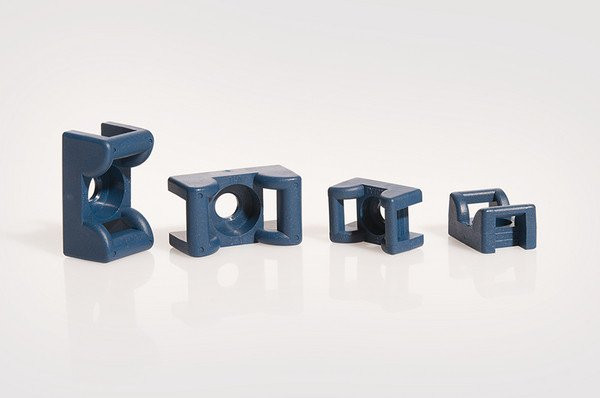 HellermannTyton MCKR-Series Schroefzadel Detecteerbaar 14,3x24,8 / Ø 6,5 / band max. 8,3MM zak 100