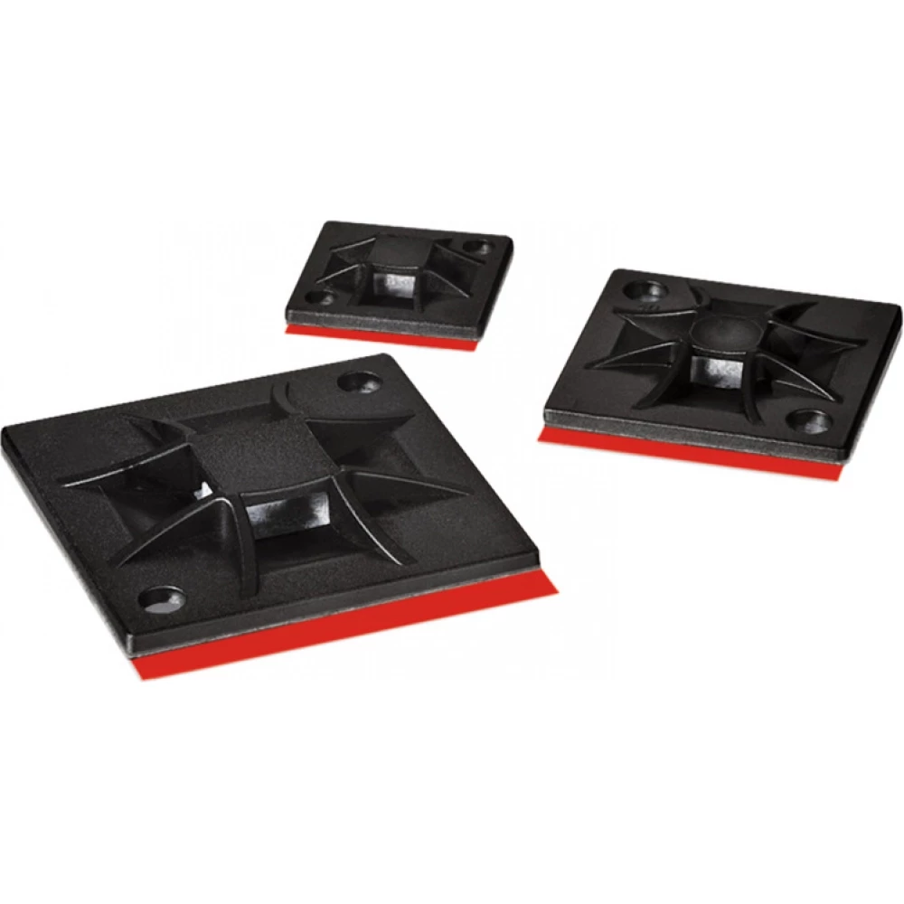 HellermannTyton SolidTack Plakzadel Superlijm 30x30 naturel