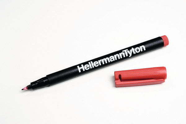 HellermannTyton Markeerstift Rood doos 2 stuks