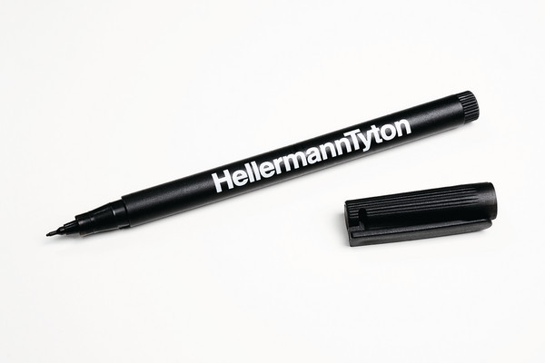 HellermannTyton Markeerstift Zwart doos 2 stuks