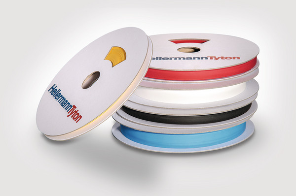 HellermannTyton TCGT 3:1 Bedrukbare krimpkous rood 9/3 rol 18 M