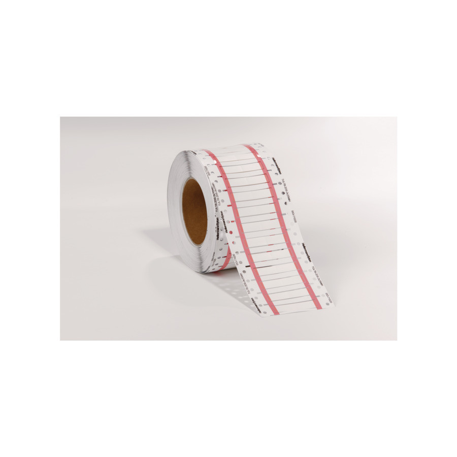 HellermannTyton TULT DS 3:1 Bedrukbare krimpkous wit 9/3 ladder 2x25 rol 1000 labels