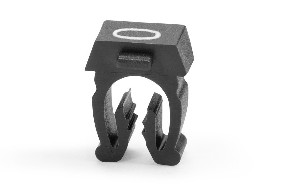 HellermannTyton WIC-Series Markeringsclip 0,8-2,2 MM rood opdruk 2 karton 1000 clips