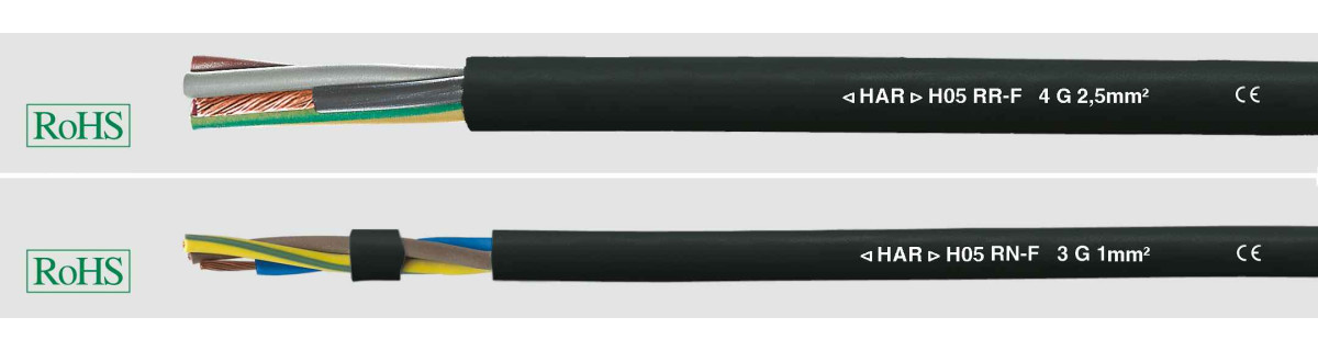 Helukabel Allweather, Rubber and Liftcables H05 RN-F 4G0,75 MM² (Ø 7,8MM)