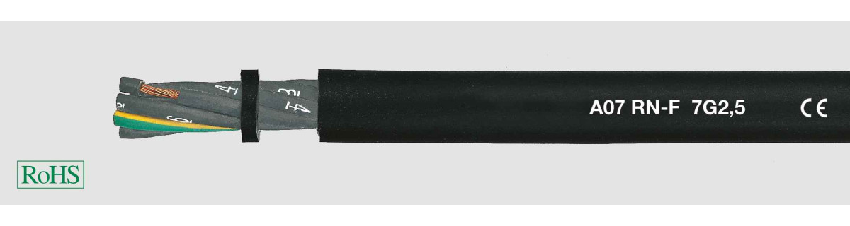 Helukabel Allweather, Rubber and Liftcables H07 RN-F 1x70 MM² (Ø 21MM)