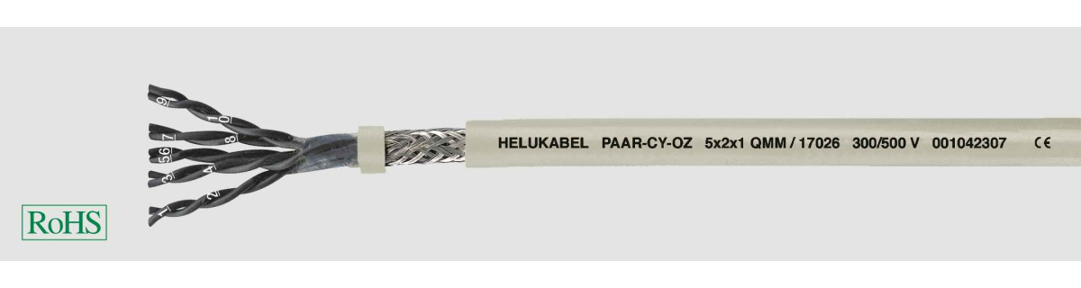 Helukabel Data and Computer Cables Paar-CY-oz 8x2x1,5 MM² (Ø 18,2MM)
