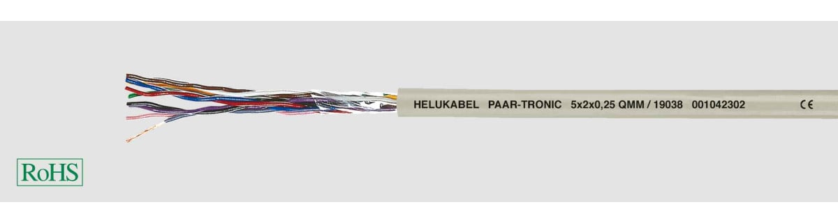 Helukabel Data and Computer Cables Paar-Tronic 2x2x0,75 MM² (Ø 8,2MM)