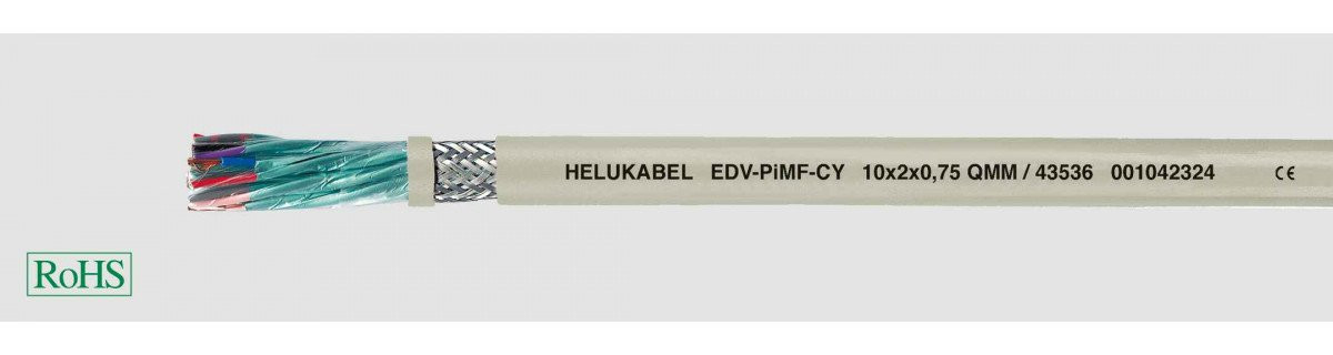 Helukabel Data and Computer Cables Edv-Pimf-CY 3x2x0,5 MM² (Ø 10,2MM)
