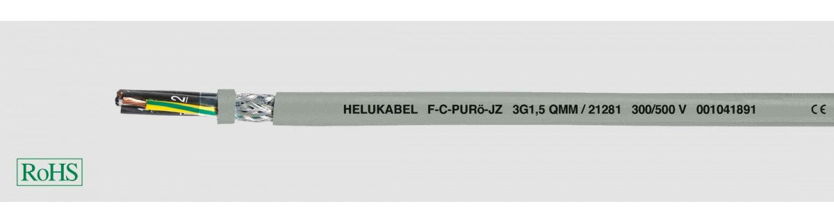 Helukabel PUR Control Cables F-C-purö-JZ 12G1,5 MM² (Ø 13,1MM)