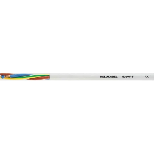 Helukabel H05VV-F wit 4G1,5MM²